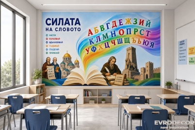 Фототапет STEM Сила на словото